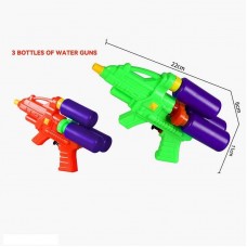 Водный пистолет BabyToys 77133 с тремя резервуарами Водный пистолет BabyToys 77133 с тремя резервуарами
