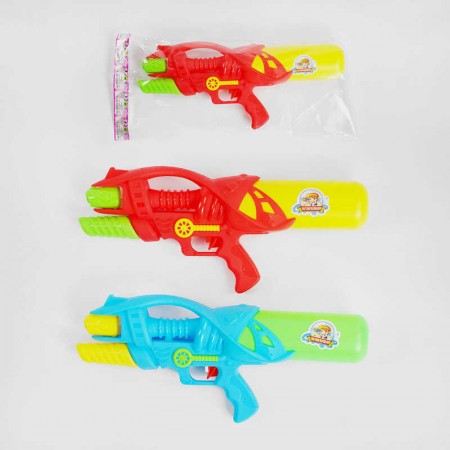 Водный пистолет BabyToys M 725 P с накачкой 40 см микс цветов