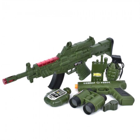 Военный набор BabyToys M12-13 со звуком и светом 8 предметов
