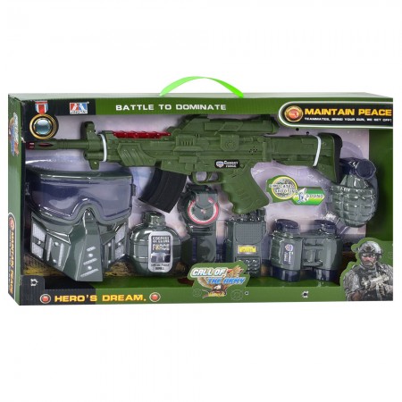 Военный набор BabyToys M12-13 со звуком и светом 8 предметов
