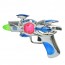 Детский игрушечный пистолет 3186 16см, звук, свет, 2цветаке