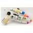 Дитячий іграшковий пістолет M930 27 см, лазер, звук, світло, пенопластові кульки, мікс кольорів, на батарейціку
