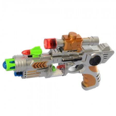 Игрушечный пистолет BabyToys M930 со звуком и светом Игрушечный пистолет BabyToys M930 со звуком и светом