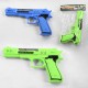 Дитячий іграшковий пістолет ZHY 80 2 кольори, на батарейках, підсвічування корпусу та дула, звук, у пакеті