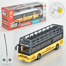 Автобус SH091-458B 28см, на радиоуправлении, аккумулятор USB зарядка, 1:32, звук, свет, 2 вида