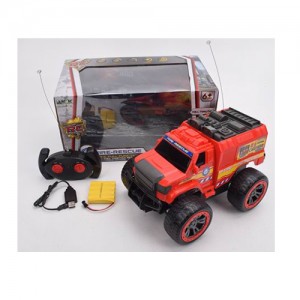 Пожарная машина 3699-J9 на радиоуправлении, 24 см, аккумулятор