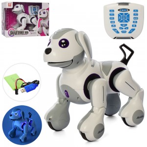 Робот G14 собака на радиоуправлении, сенсор, музыка, танцует, программируется