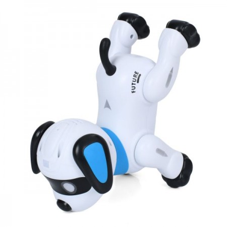 Собака RC 0009 RU Шпионский пес, Сметанный сырник, д/к (ИК), 18см, музыка-звук (УКР песни, фразы), акум, свет, трюки, танцует, реагирует на хлопок, программируется, USBзарядное, в кор-ке, 22-20,5-14см Собака RC 0009 RU Шпионский пес, Сметанный сырник, д/к (ИК), 18см, музыка-звук (УКР песни, фразы), акум, свет, трюки, танцует, реагирует на хлопок, программируется, USBзарядное, в кор-ке, 22-20,5-14см