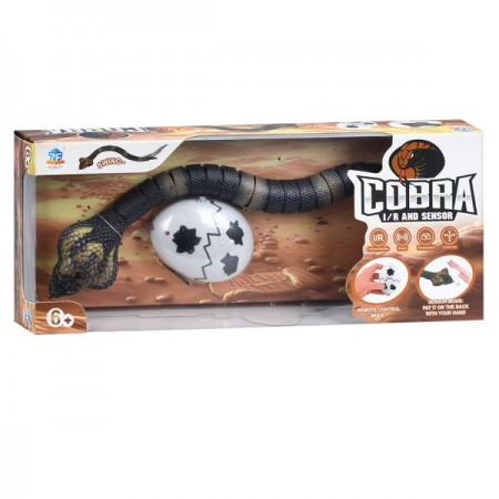 Радиоуправляемая змея BabyToys 8809, 41см, подвижный язык, аккумулятор Радиоуправляемая змея BabyToys 8809, 41см, подвижный язык, аккумулятор