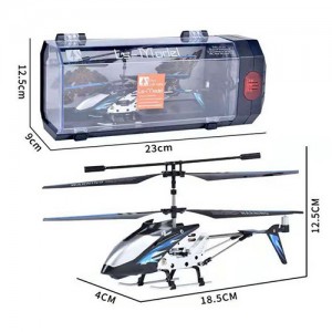 Вертолет JJ222 на дистанционном управлении, 18 см, гироскоп, свет, аккумулятор