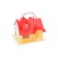 Будинок для ляльок складаний TM532, 30 см, з меблями та лялькою, BabyToys Будинок для ляльок складаний TM532, 30 см, з меблями та лялькою, BabyToys