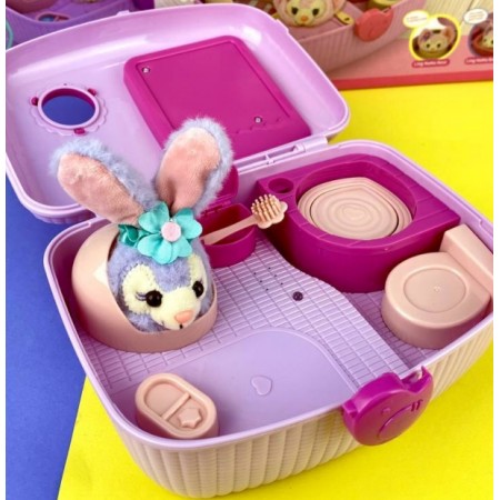 Кукольный домик BabyToys 85017 зайчик со звуком и подсветкой