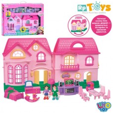 Кукольный домик BabyToys 16526D со светом и звуком