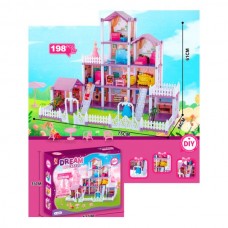 Кукольный домик BabyToys DSJ589-17 с мебелью и куклами