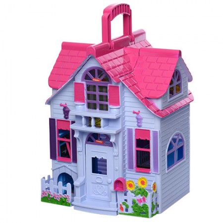 Ляльковий будиночок BabyToys F611 з меблями та фігурками