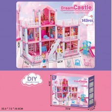 Кукольный домик BabyToys DSJ588-17 с мебелью и аксессуарами