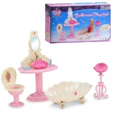 Ванна для кукол BabyToys Мебель 1213 с аксессуарами Ванна для кукол BabyToys Мебель 1213 с аксессуарами