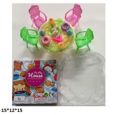 Столик для кукол BabyToys A8-8B пластиковый Столик для кукол BabyToys A8-8B пластиковый