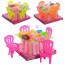 Їдальня для ляльок BabyToys A8-67 зі стільцями та приборами Їдальня для ляльок BabyToys A8-67 зі стільцями та приборами
