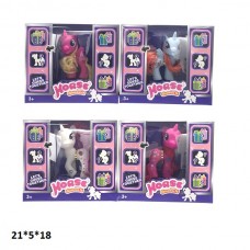 Лошадка для ляльки BabyToys Єдиноріг 1622 пластмаса 2 колеса