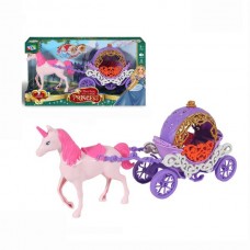 Карета для кукол BabyToy KDL-81 конячка пластмассовая Карета для кукол BabyToy KDL-81 конячка пластмассовая