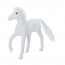 Флокована конячка BabyToys 88147 з гребінцем, 11см Флокована конячка BabyToys 88147 з гребінцем, 11см