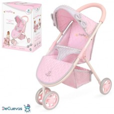 Коляска для кукол BabyToys 90275 металлическая прогулочная