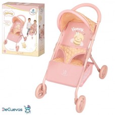 Коляска для кукол BabyToys 90570 прогулочная с корзиной металл