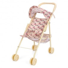 Коляска для куклы BabyToys 914-23 с металлическим корзинкой