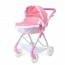 Коляска для кукол BabyToys 9643-1 трансформер с люлькой металлическая Коляска для кукол BabyToys 9643-1 трансформер с люлькой металлическая