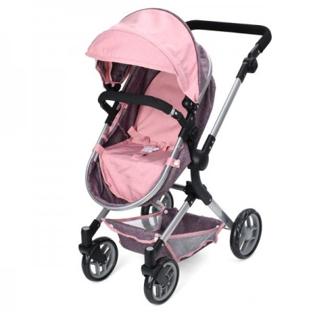 Коляска для кукол BabyToys 9707A трансформер металл Коляска для кукол BabyToys 9707A трансформер металл