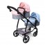 Коляска для кукол BabyToys 9708 металлическая с корзиной Коляска для кукол BabyToys 9708 металлическая с корзиной
