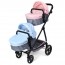 Коляска для кукол BabyToys 9708 металлическая с корзиной Коляска для кукол BabyToys 9708 металлическая с корзиной