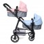 Коляска для кукол BabyToys 9708 металлическая с корзиной Коляска для кукол BabyToys 9708 металлическая с корзиной