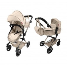 Коляска для кукол Carrello Alfa 9707 металлическая 2в1 Коляска для кукол Carrello Alfa 9707 металлическая 2в1