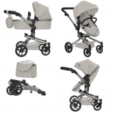 Коляска для кукол Carrello Fortuna 9695 металл 2в1 с сумкой Коляска для кукол Carrello Fortuna 9695 металл 2в1 с сумкой