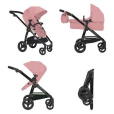 Коляска для кукол Carrello Ultra 9696 металл розовая Коляска для кукол Carrello Ultra 9696 металл розовая