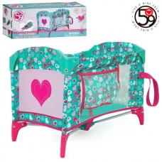 Манеж для куклы BabyToys T760057 складной, 42х28х32см Манеж для куклы BabyToys T760057 складной, 42х28х32см
