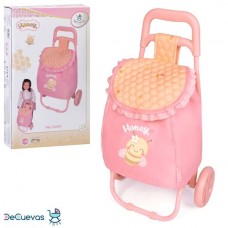 Коляска для кукол BabyToys 52070 металлическая