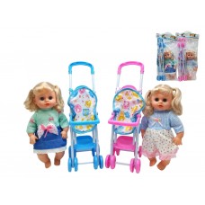 Лялька з візочком Baby Doll, 30 см, 2 види FY912416