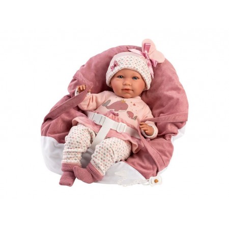Кукла интерактивная Mimi Porta Bebe 40 см, Llorens 74014