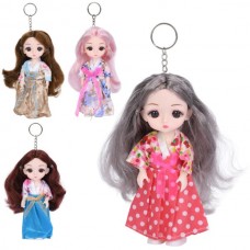 Брелок-кукла шарнирная 15см BabyToys 6-02 для девочки Брелок-кукла шарнирная 15см BabyToys 6-02 для девочки