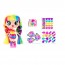 Игровой набор Decora Girlz с куклой 13 см Дизайнерский магазин наклейок D1009