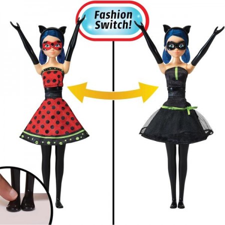 Интерактивная кукла Miraculous Леди Баг и Супер-Кот Дизайнерское перевоплощение Леди Баг 26 см 