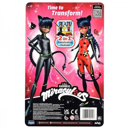 Интерактивная кукла Miraculous Леди Баг и Супер-Кот Дизайнерское перевоплощение Леди Баг 26 см 
