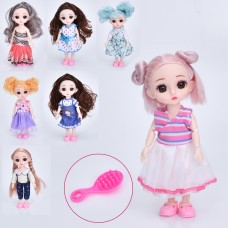 Шарнирная кукла BabyToys 00106-3-2-8-7 15см с расческой Шарнирная кукла BabyToys 00106-3-2-8-7 15см с расческой