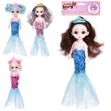 Кукла русалка BabyToys 00115 шарнирная 14см
