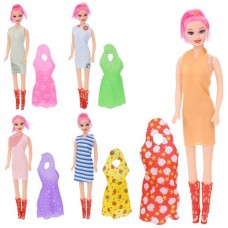 Кукла с нарядами BabyToys 12469 в платье, 26 см