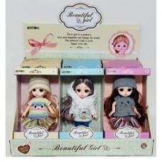 Шарнирная кукла BabyToys 1365, 15см, 9 штук