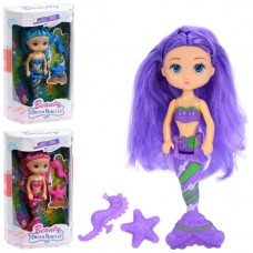 Кукла-русалка BabyToys 1802, 18 см, с расческой Кукла-русалка BabyToys 1802, 18 см, с расческой